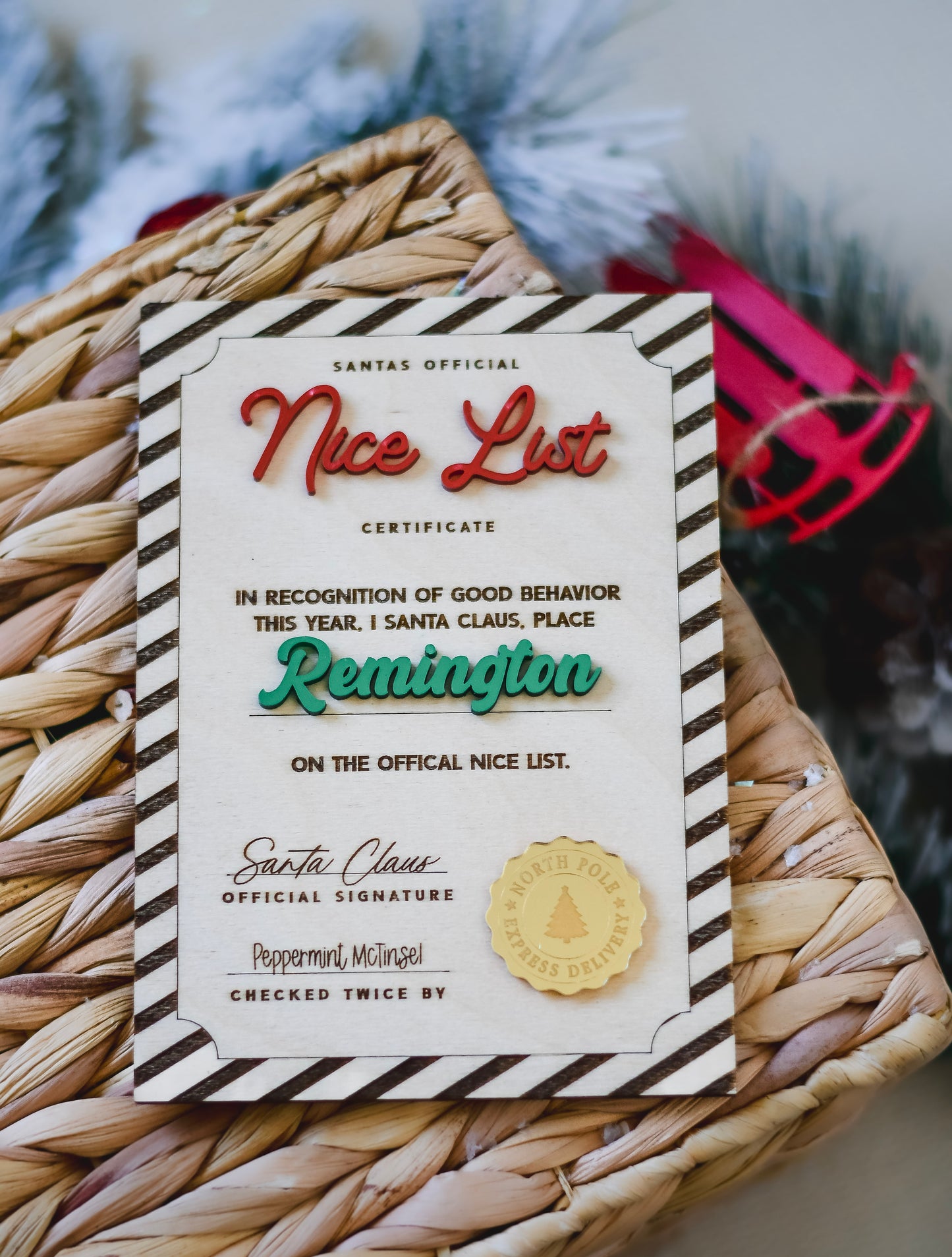 Nice List Award 🥇