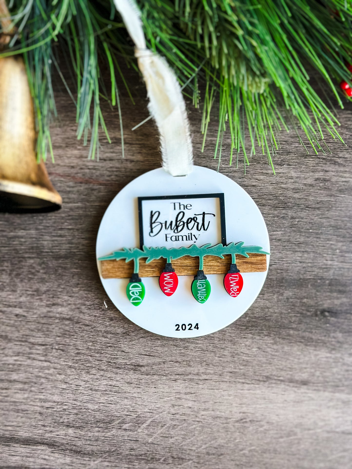 Family Mantle Ornament