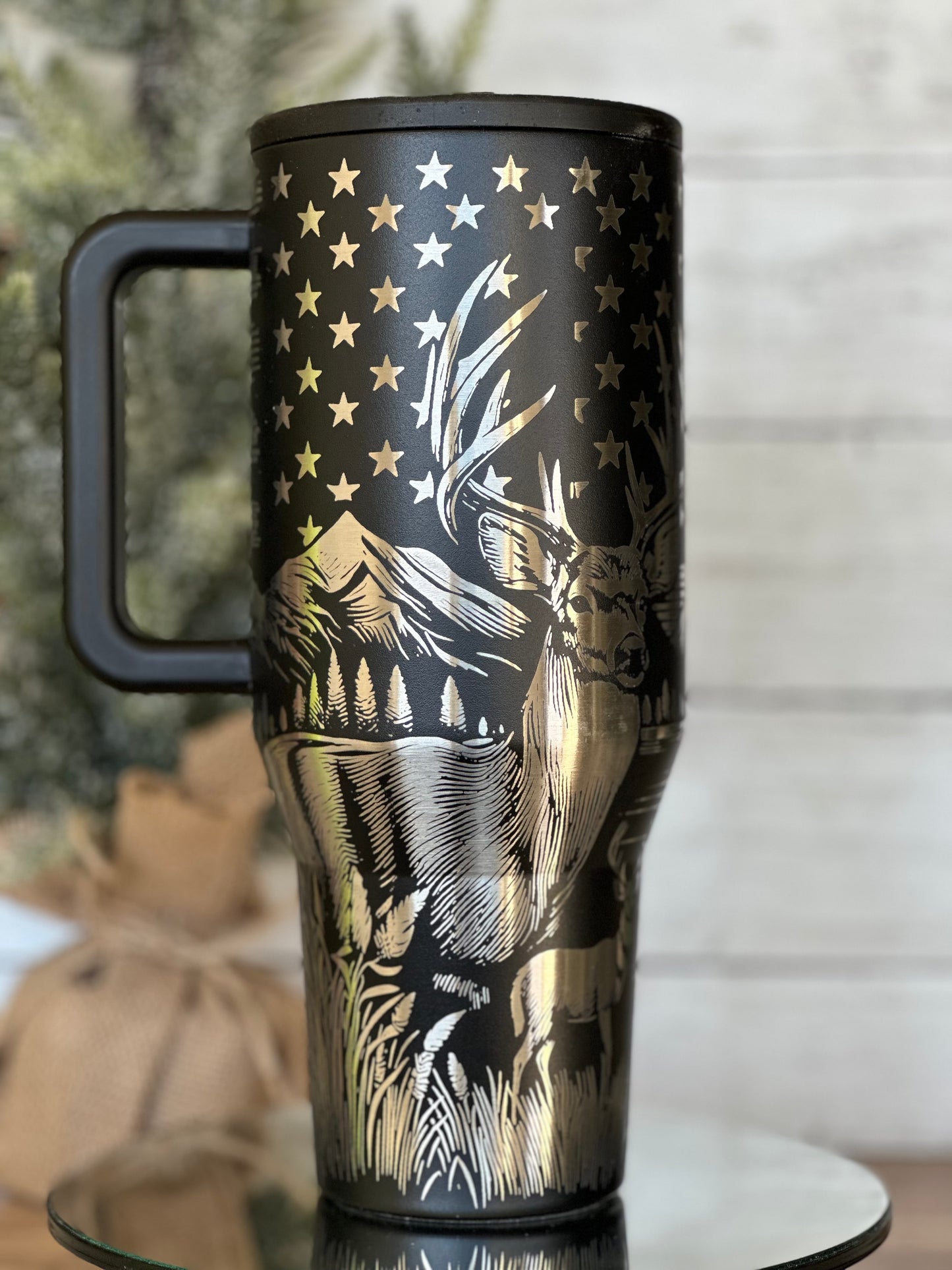 Deer and Mountains 🏔️