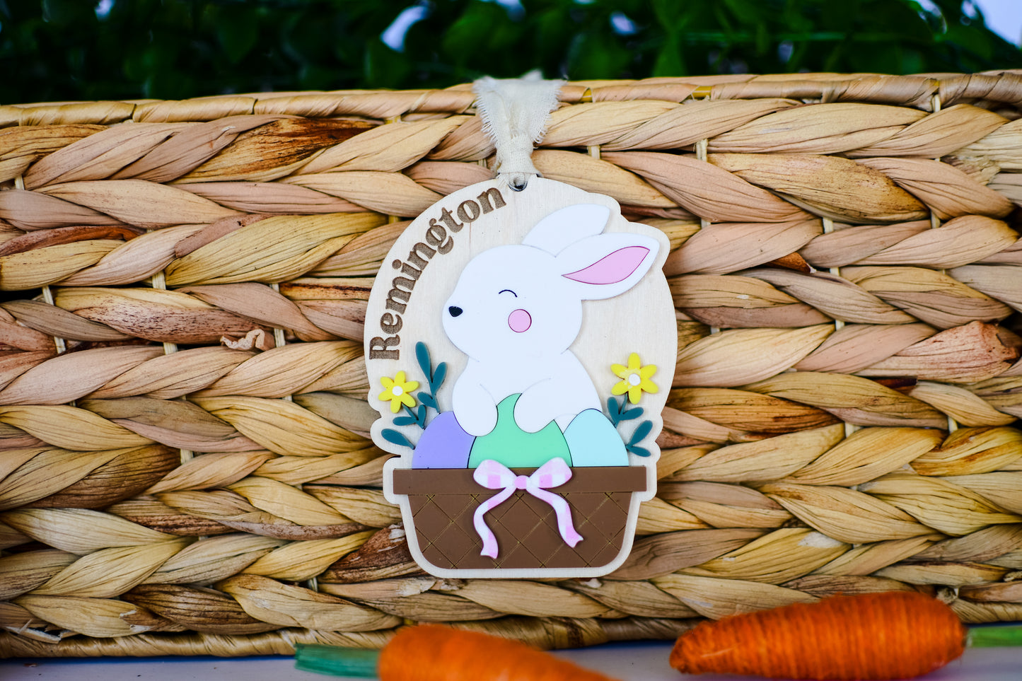 Easter Bunny Basket Tag