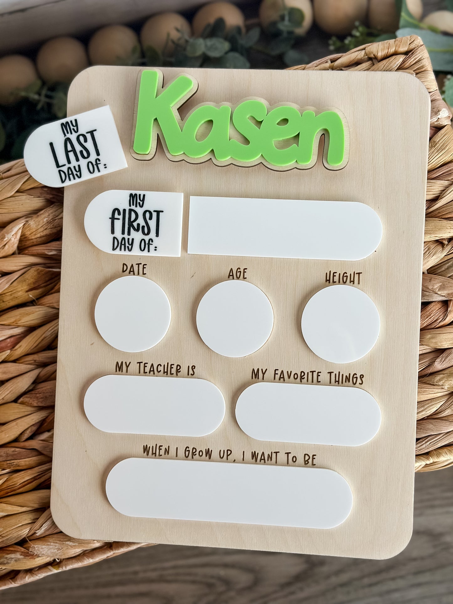 Back to School Board