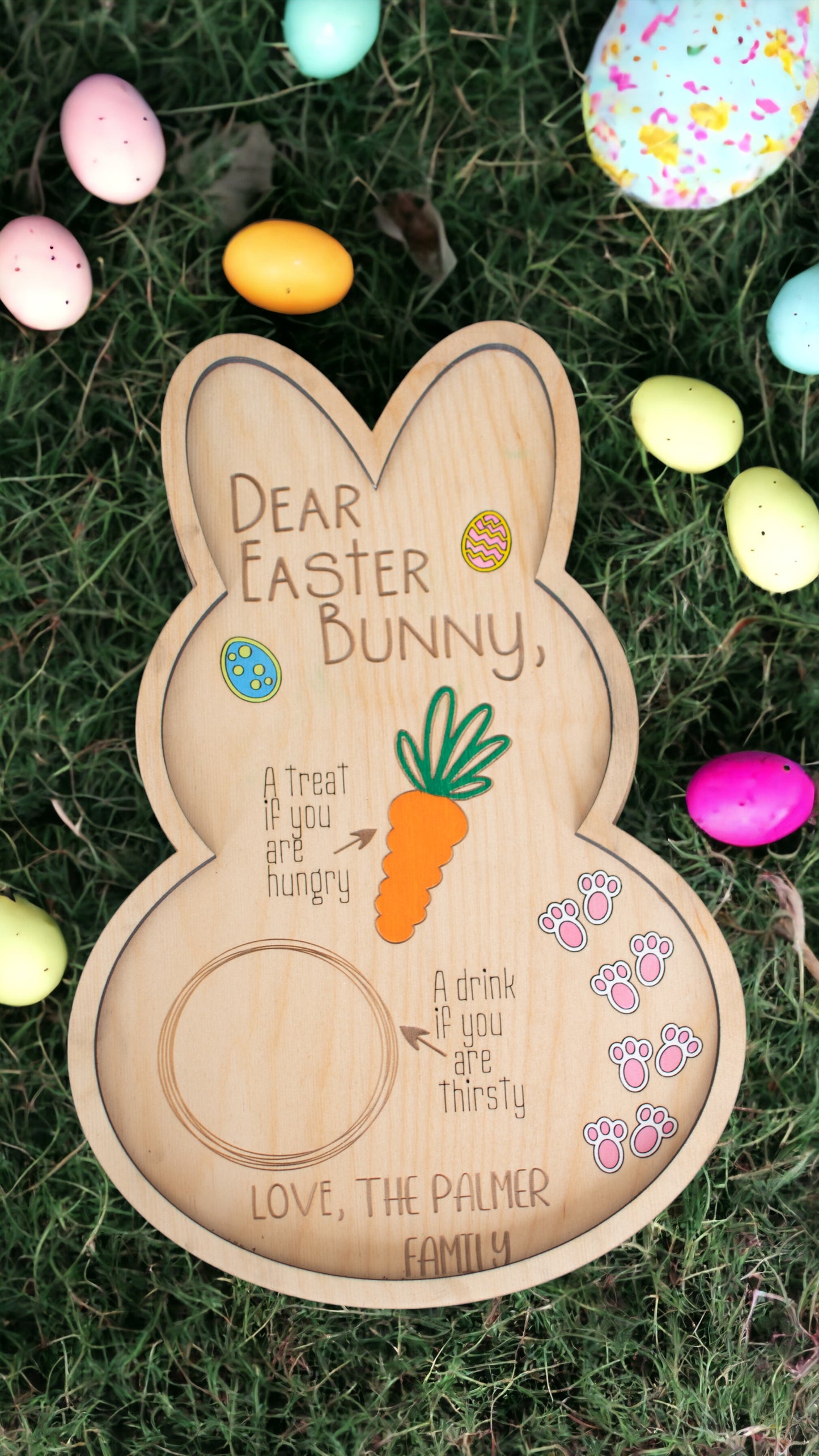 Easter Bunny Treat Tray