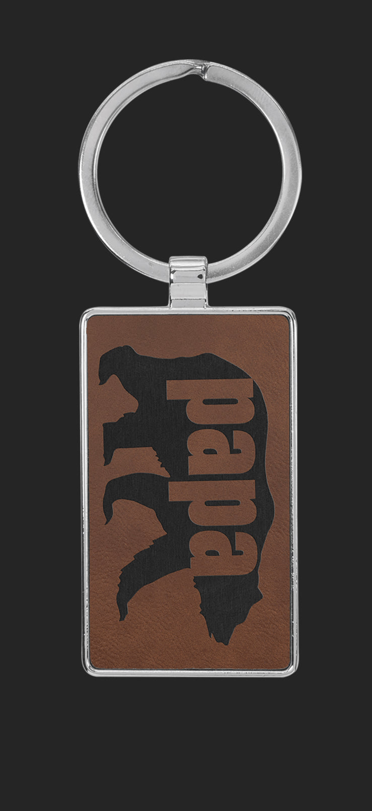 Leatherette Keychain