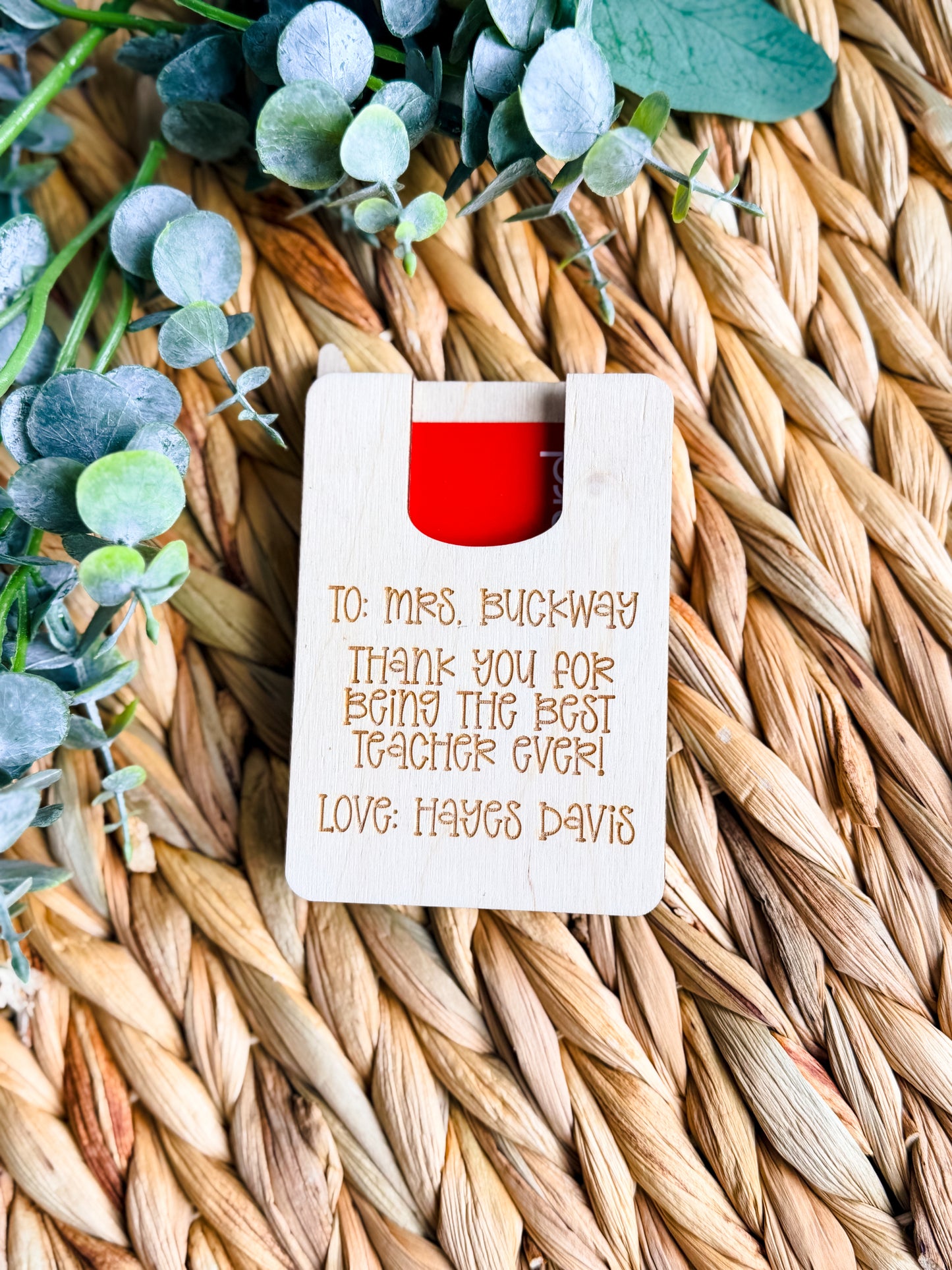 Crayon Box Gift Card Holder 🖍️