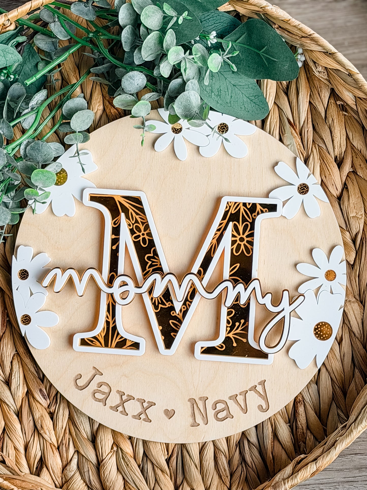 Floral Plaque 🌼
