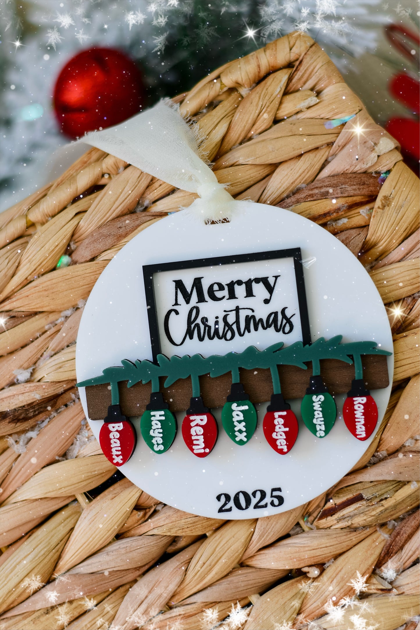 Family Mantle Ornament