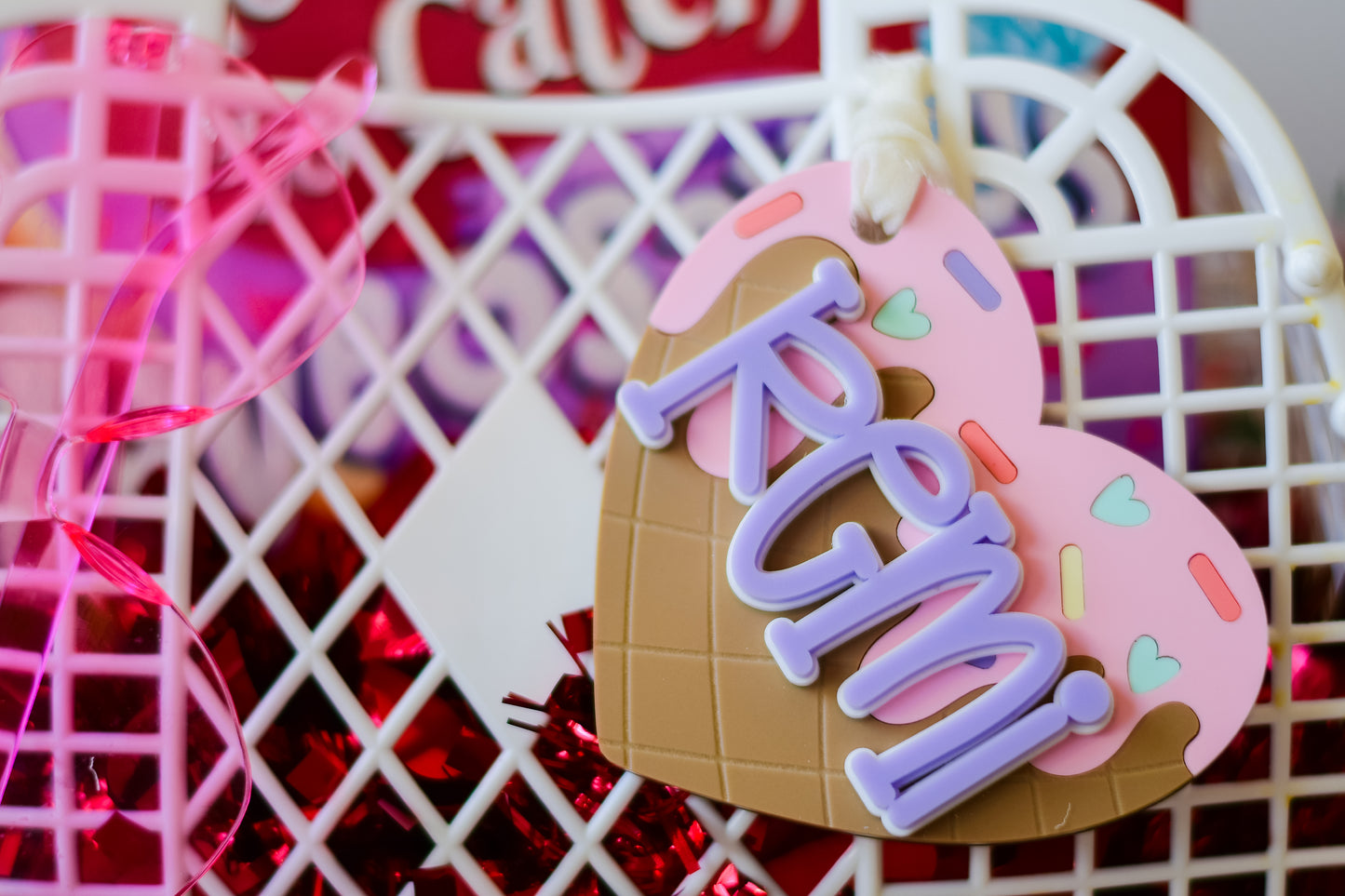 Valentines Ice Cream Heart Tag🍦
