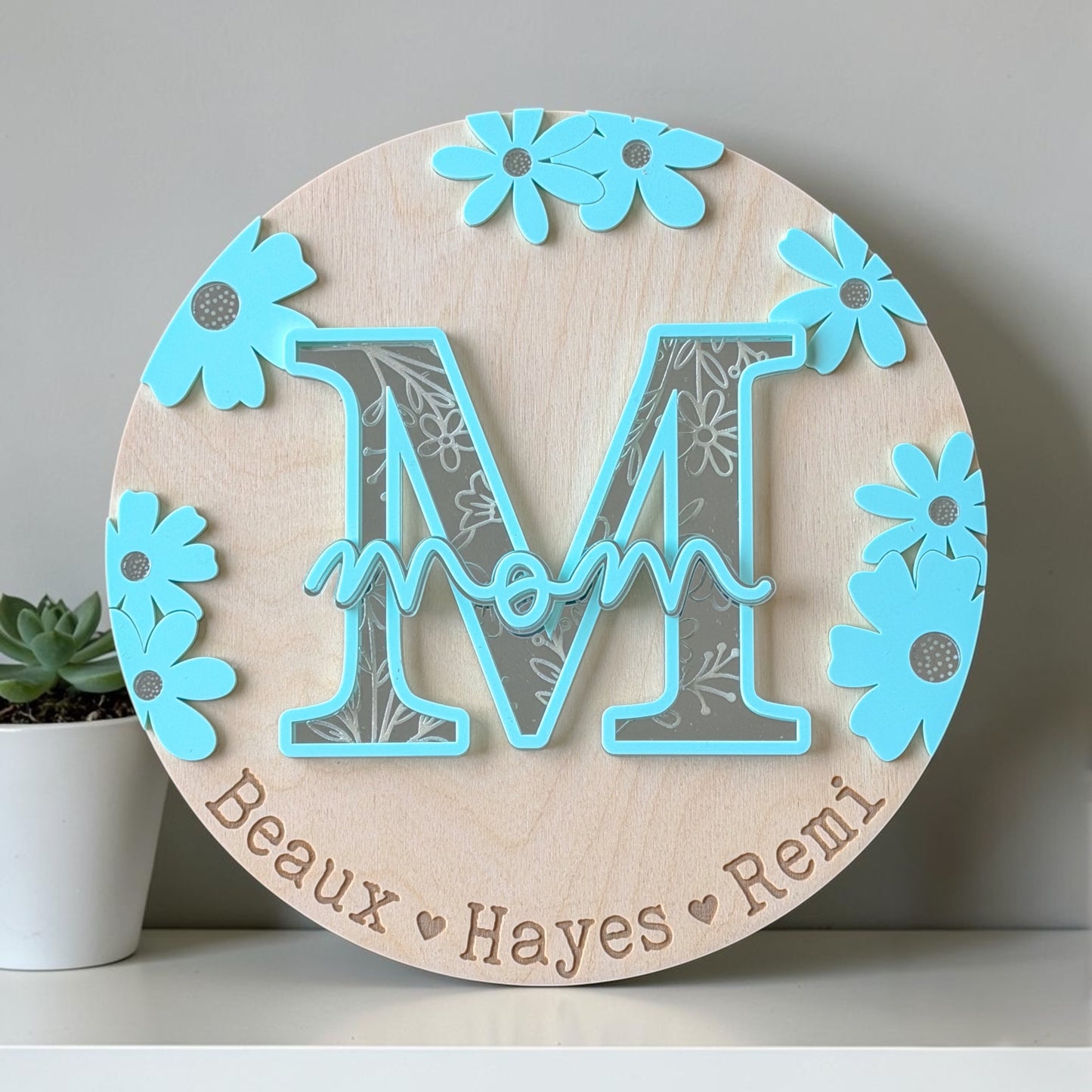 Floral Plaque 🌼