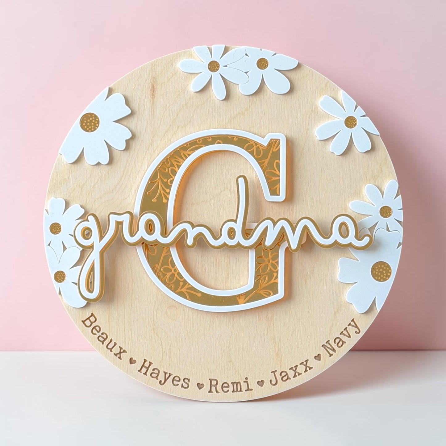 Floral Plaque 🌼