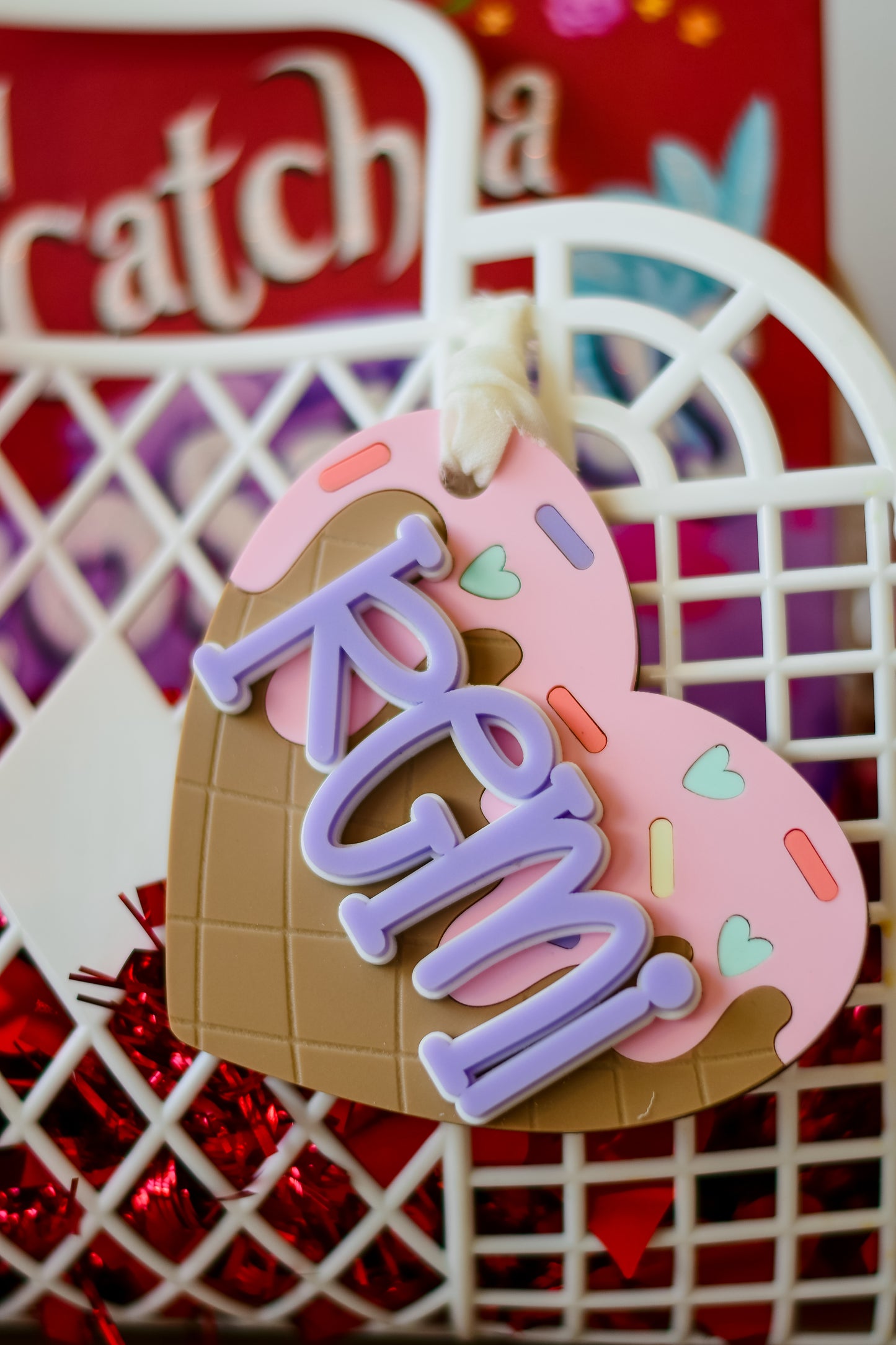 Valentines Ice Cream Heart Tag🍦