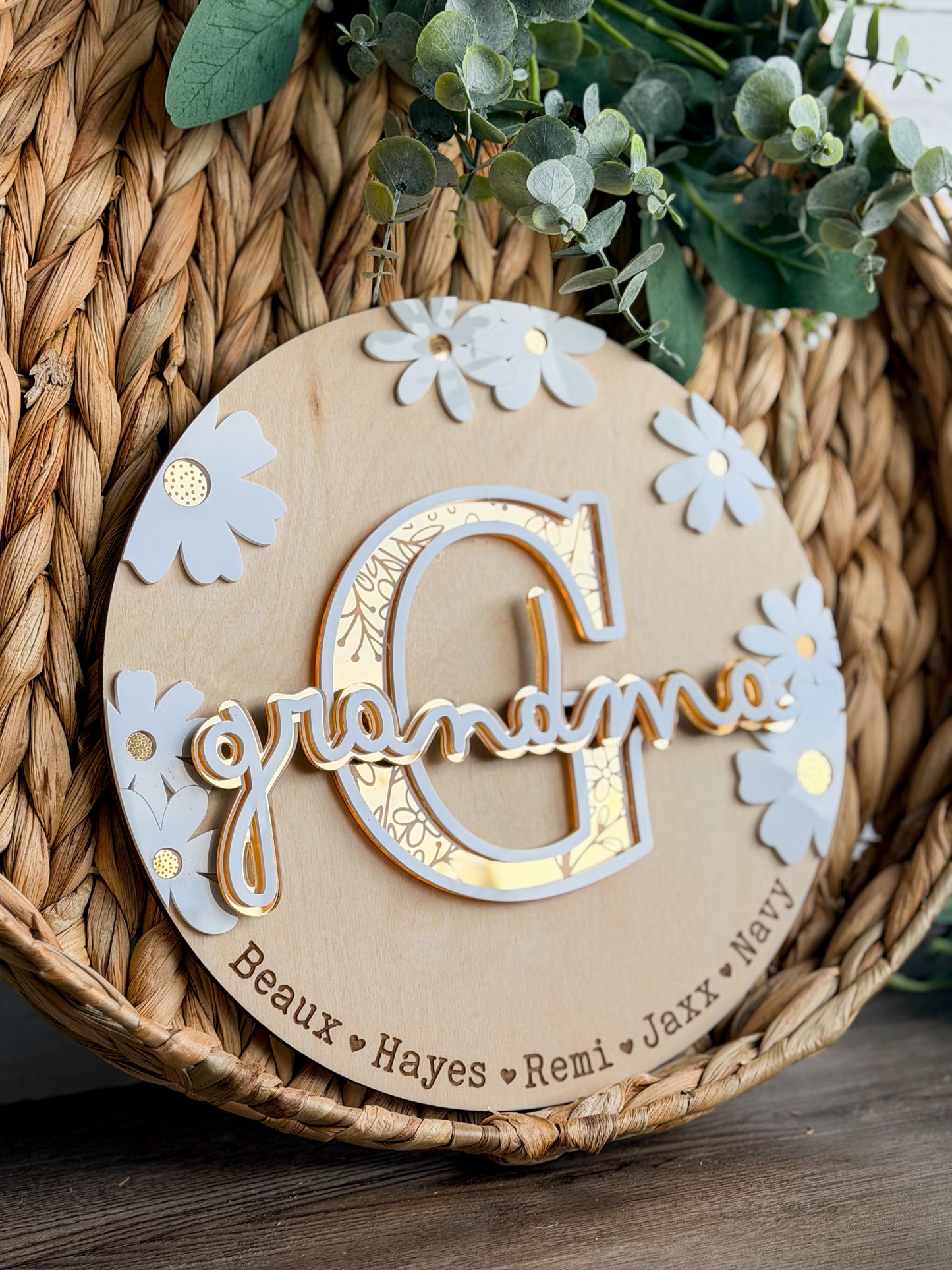Floral Plaque 🌼