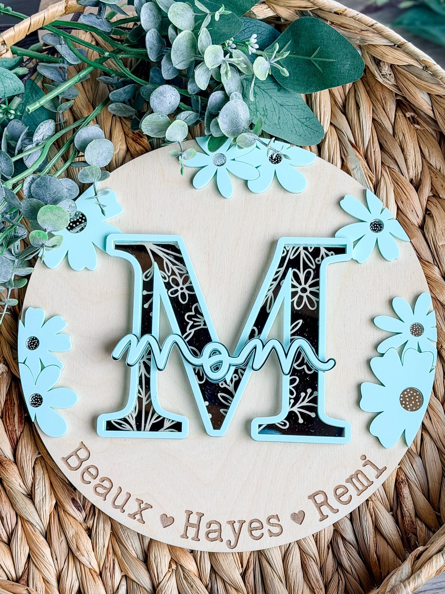 Floral Plaque 🌼