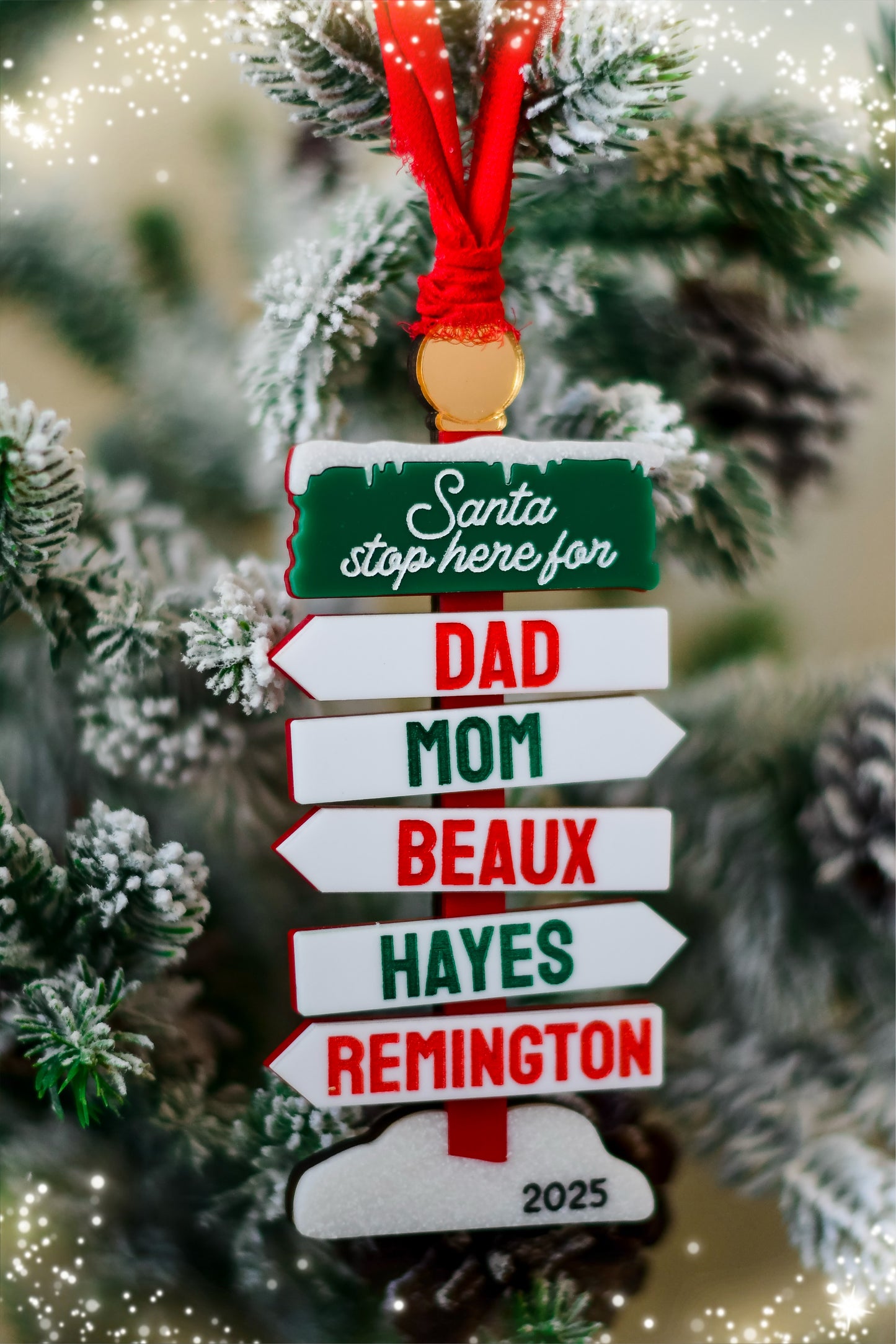 North Pole Family Ornament ❄️