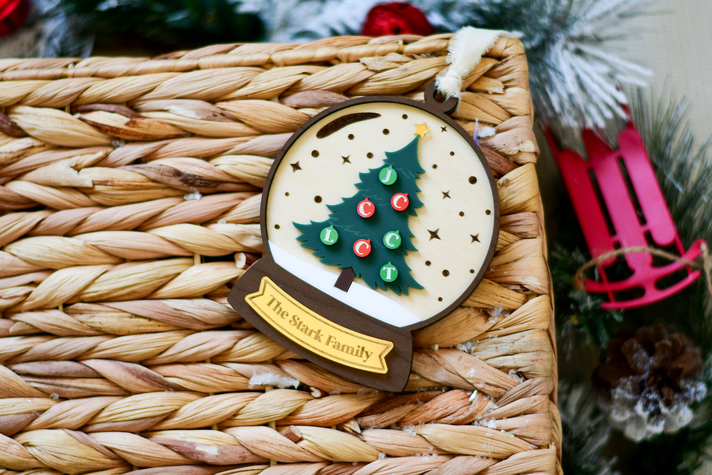 Family Snow Globe❄️