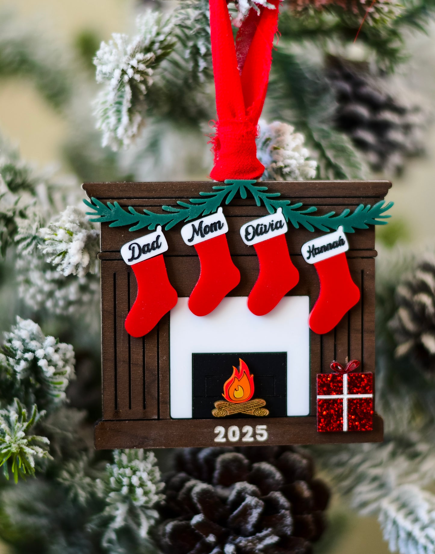 Cozy Fireplace Ornament