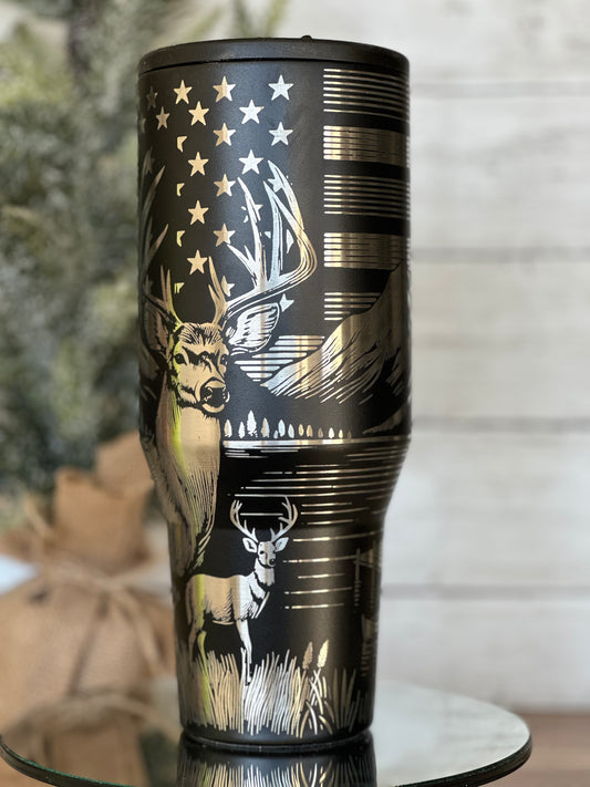 Deer and Mountains 🏔️