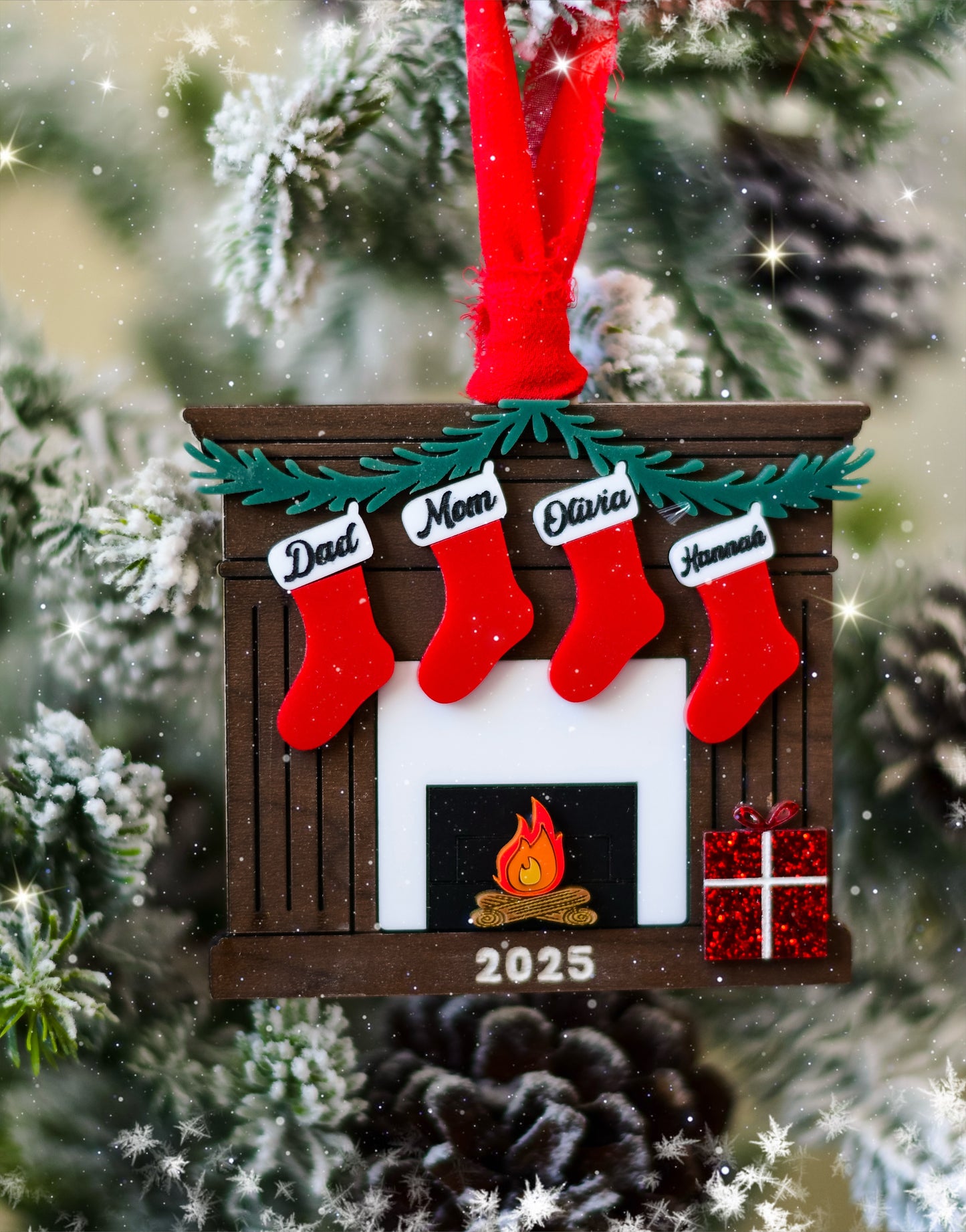 Cozy Fireplace Ornament