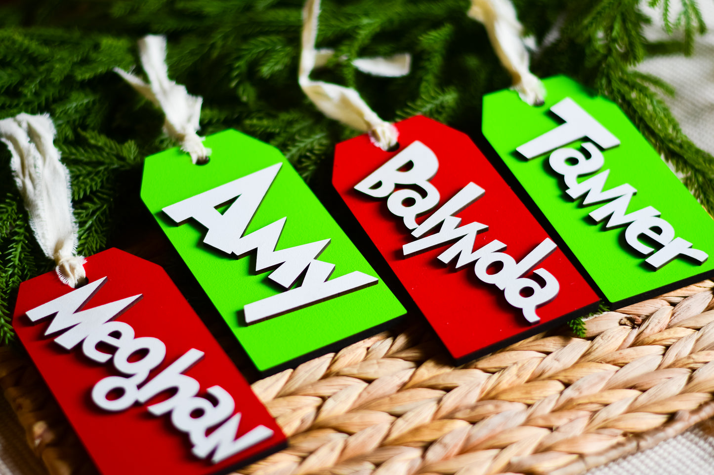 Grinch Inspired Stocking Tag