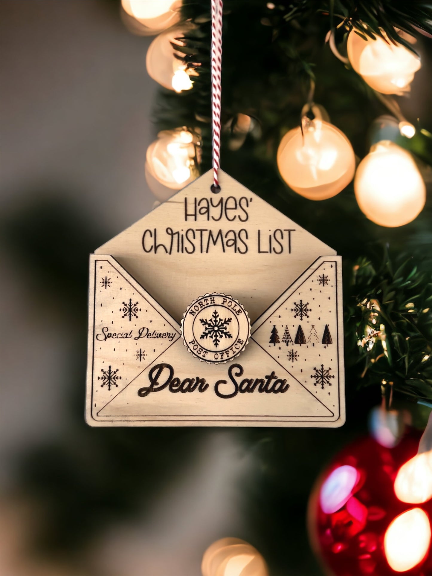 Christmas List Ornament