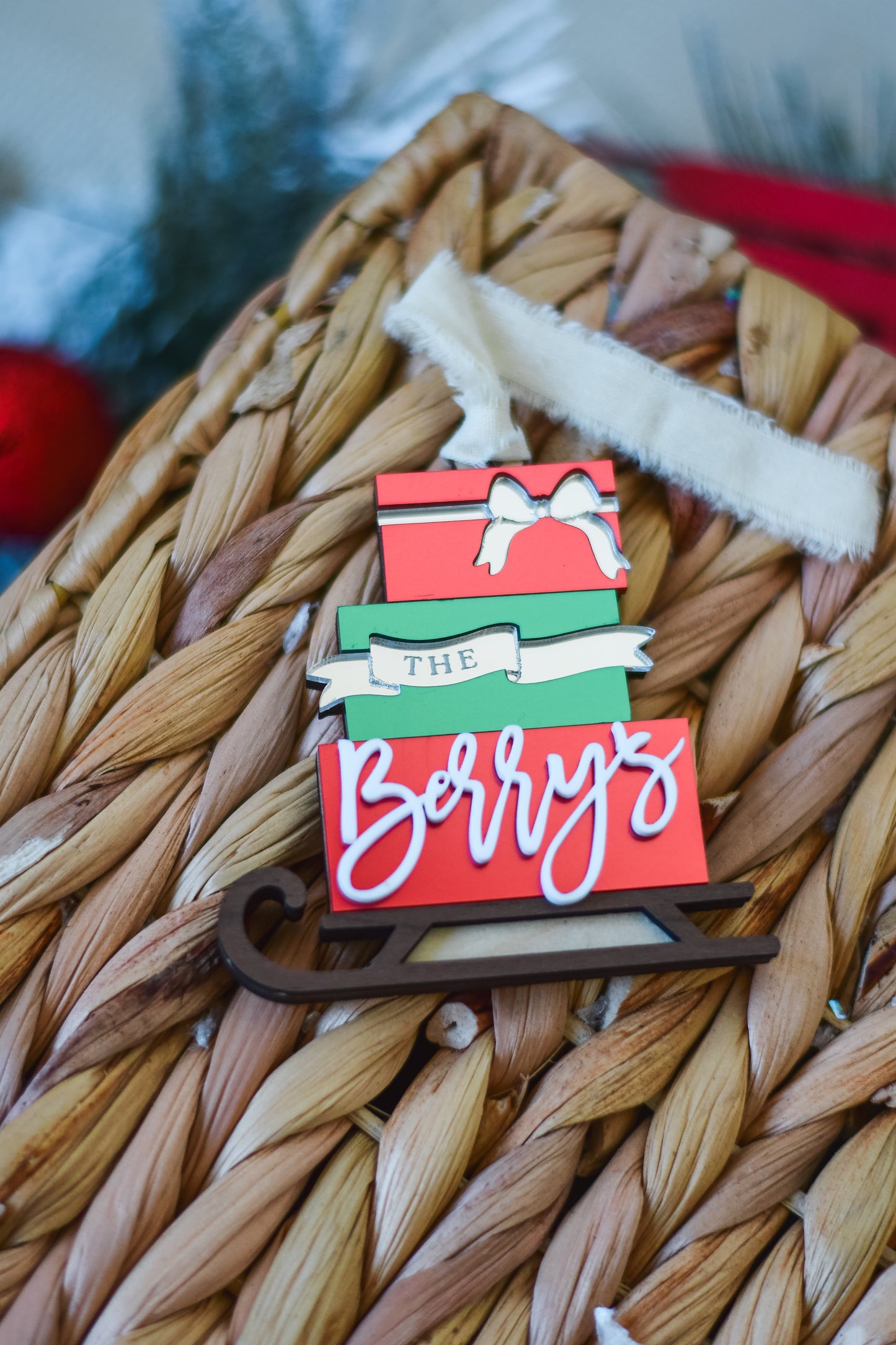 Personalized Sleigh 🛷