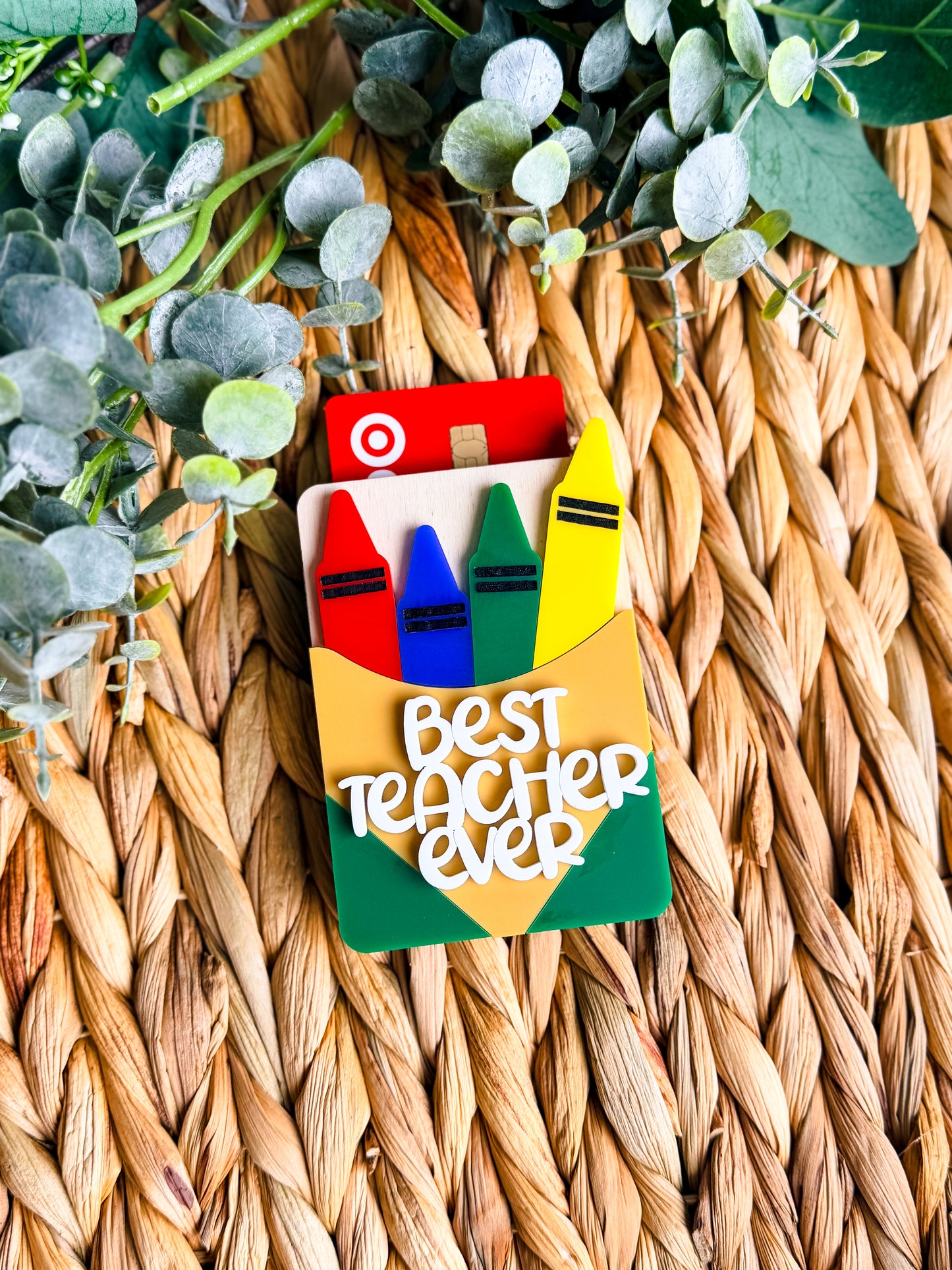 Crayon Box Gift Card Holder 🖍️