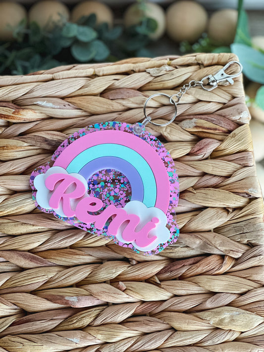 Rainbow Backpack Tag 🌈