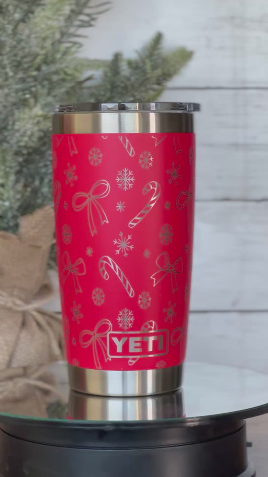 Candy Cane Bows 20oz